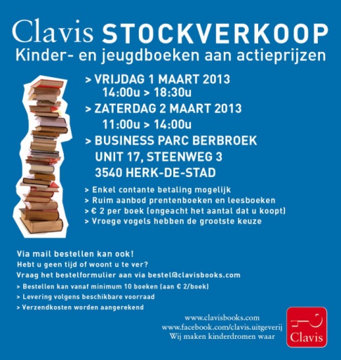 Clavis stockverkoop kinder- en jeugdboeken